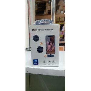 SX20 2.4G Wireless Lavalier Microphone – Rechargeable Clip-On Mic for All Devices