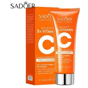 SADOER  5x Vitamin C Face Cleanser -100g