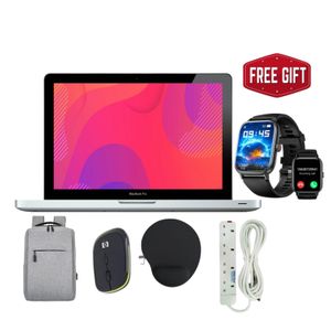 Apple 16GB RAM, 500GB Hardisk Storage Laptops Renewed MacBook pro 13'' Laptop, Macbook Operating System Installed, Office Installed,  Free Bag + Smart watch + Charger + Wireless Mouse + Mouse Pad + Free Extension