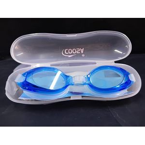 kids adjustable swimming goggle-blue
