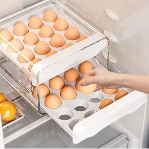 Acrylic 32 Grid Double Layer Egg Holder Egg Tray