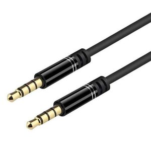 1m Slim 3.5mm 4-Pole TRRS Cable (Black)