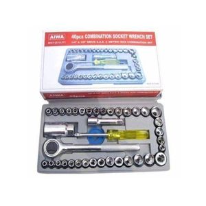 Share this product    40pcs Automobile/Motorcycle Repair TOOLBOX Set Kit Sockets