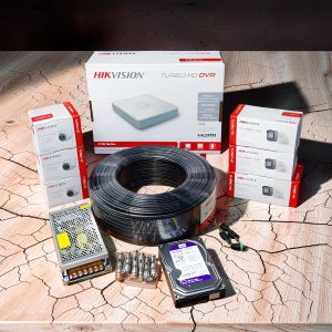 Hikvision 6 1080P Full HD 2MP Waterproof Reliable Quality CCTV Cameras Complete System Kit with 8 Channel DVR +500GB Harddisk 