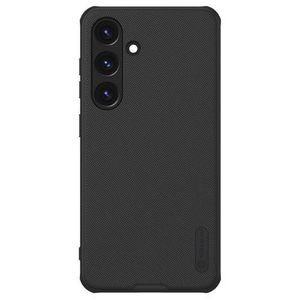 Nilkin Case For Samsung Galaxy S24 Super Frosted Shield Pro Hard Back Soft Border (PC + TPU) Shock Absorb Cover Raised Bezel Camera Protect PC Black