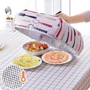 Foldable Reusable Food Cover Aluminium Foil Thermo Lining