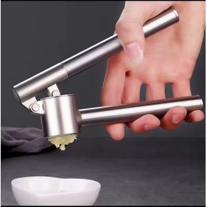 Heavy duty Stainless Steel Hand Held Garlic Press Crusher Mincer