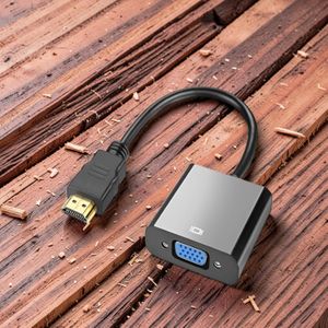 HDMI To VGA Adapter Lightweight Portable Video Converter For Monitor Projector PC 