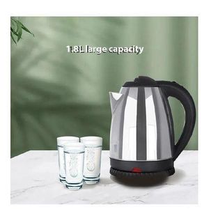 AILYONS Electric Automatic Water Heating kettle & Boiler jug, Auto shut off, black & silver