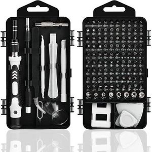 Precision Screwdriver Set, 115 in 1 Magnetic Professional Repair DIY Tool Kit for iPhones, Watch, Tablet PC, MacBook, Camera, Glasses, Black