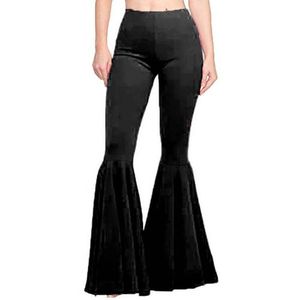 Fashion (Black)Lucyever Spring Summer Skinny Flare Pants Women