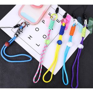 Liser Braided Mobile Phone Lanyard Strap – Detachable Wrist Cord & Keychain for Phones