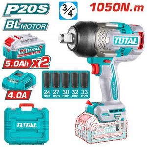 TOTAL TIWLI20105 Cordless impact wrench 1050Nm 20v