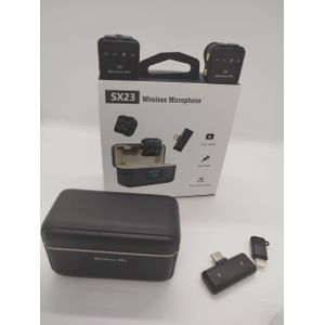 SX23 Portable Wireless Microphone with Dual Mics and Noise Reduction