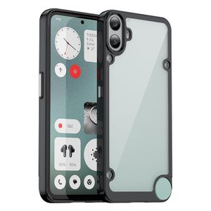 Xundo Case for CMF Nothing  Phone 1, TPU + PC Transparent Hard cover Anti-Scratch, Anti-Fall, Protective Case for Nothing CMF Phone 1. Black