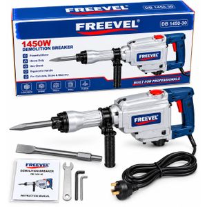 Flevel  Industrial heavy duty Demolition Hammer , 1450W Concrete Breaker 