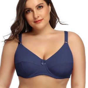 Buy BAICLOTHING Big Size Womens Full Coverage Underwire Non Padded