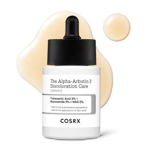 Cosrx Alpha-Arbutin 2 Discoloration Care Serum with TXA & Niacinamide. Removes Dark Spots, Hyperpigmentation, Acne Scars, Discolorations, Brightens, Post breakout Blemishes, Hydrates, Evens & Glows
