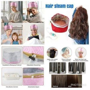 Multifunctional PREMIUM Hair Steamer Cap Hair Care Thermal Head Spa Cap For Detachable Temperature Control Heating for Damaged Hair and Nourishing Moisturize
