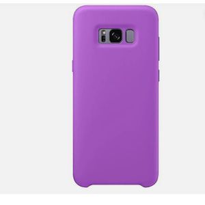 Soft Silicone Back Cover for Samsung Galaxy S8 – Protective, Shockproof, Ultra-Thin, Anti-Scratch, Anti-Fingerprint – Purple