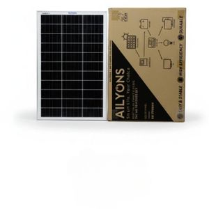 AILYONS 80W Solar Panel for Small Appliances, Inverters and DC Systems