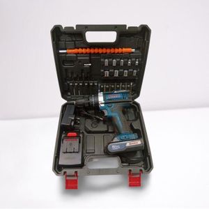 Bosch High Quality Cordless Power Drill Brushless Hammer with 2 Lithium Batteries with Free Accessories and Case 