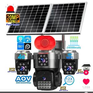 Ptz Solar camera with siren