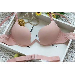 Generic Japanese Deep V Push Up Sexy Bra Underwire Underwear Women Soutien  Gorge Thin Half Cup Solid Color Lingerie Beautiful Back(#Skin Color) @ Best  Price Online