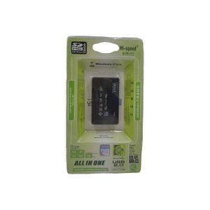 All-in-one High-speed USB 2.0 + 480Mbps Memory Card Reader