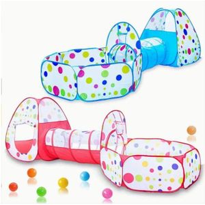 Kids Play Tent for Boys with Ball Pit / Crawl Tunnel Tents for Toddlers / Baby Playhouse Toys / Boys and Girls Indoor& Outdoor Play House / Perfect Kid’s Gifts (does not include balls)