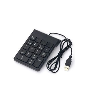 Mini 18-Key USB Digital Keyboard for Windows, Android, Mac.