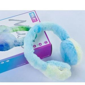 Plush Wireless Headphones – MSL-811 Over-Ear Bluetooth Headset with Soft Earmuffs and Built-in Mic (V5.3)