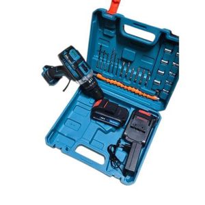 Makita Cased High Quality Super Powerful Cordless Drill Heavy-Duty Power Drill with Battery, Charger & Full Tool Accessories Kit 