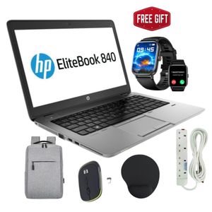 HP  16GB RAM 1TB HDD Storage  840 G1 Renewed Laptops Intel Core I5  14" Laptop, Windows 11 PRO Activated, Office & Basic software Installed, Free Smart Watch Free Bag + Charger + Wireless Mouse + Mouse Pad + extension.