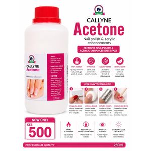 Acetone Nail Polish Remover – Professional Nail Cleaner  Fast & Effective 
