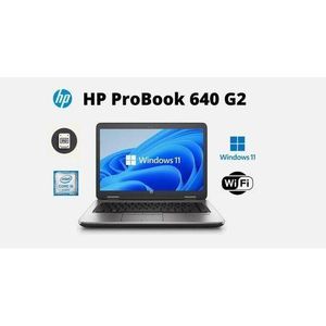 HP  Refurbished 640 G2 8GB RAM,500GB HDD Core I5 6th Gen 14" Inch Display Laptop WINDOWS 11 PRO ACTIVATED,Office & Basic Softwares Installed