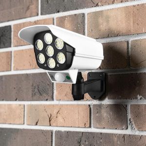 Motion Sensor Solar Powered Bright LEDs Dummy Fake Cctv Camera Motion Sensor Solar Light