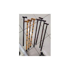 Mahogany Wooden Walking Stick for Special Occasions and Assistance in Old Age