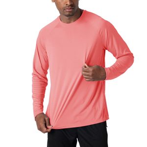 Fashion Men's Sun Protection T-shirts Summer UPF 50+ Long Sleeve