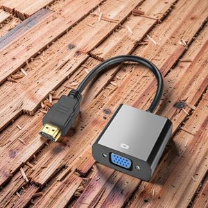 HDMI To VGA Adapter Strong Signal Conversion For Laptop PC Monitor Projector Use 