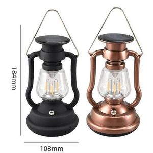 JSOT Retro Solar Lamp – Outdoor LED Light with Rechargeable Battery, Weatherproof, Motion Sensor for Garden, Yard & Street Lighting (JS-T93 20W )