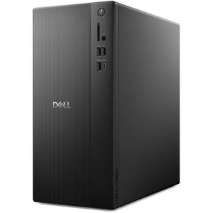 DELL Tower Desktop (ECT1250), Intel Core i3-14100, 8GB RAM, 512GB SSD, Windows 11 Pro, No Monitor, Black