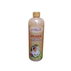 Pretty Be  AROUSA Cream Body Wash With Herbal Extracts. Deeply Cleanses, Soothes, Smooths, Softens, Glows, Moisturizes, Exfoliates,  Removes Dirt, Excess Oil & Grease.