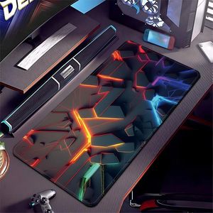 Gaming Keyboard Pad 3D Line Lighting Durable Mouse Pad (30CM*80CM)