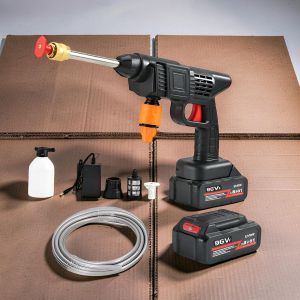  High Performance Precision Cleaning Powerful Portable 96V Cordless Rechargeable Pressure Washer Gun Machine