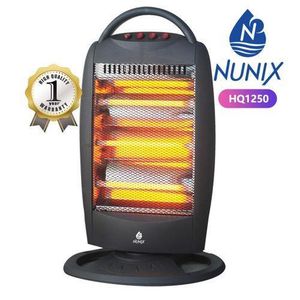Nunix Electric ceramic quartz room heater with 3 heat setting