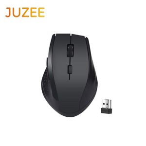 JUZEE 2.4G Wireless Mouse With USB Receiver, 600/800/1200 DPI Optical Mouse For Laptop, PC & Office