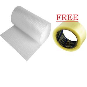 Quality Bubble Wrap Rolls 5M BY 1.2M + 1Pc Ultra Thick Packaging Sellotape
