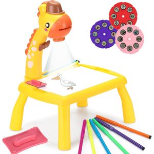 Multi-function Drawing Table Learning Desk with Music Function Trace and Draw Projector Art Drawing d 24 Patterns Projection Tracing Painting Table Projection Sketchpad (3+ years)