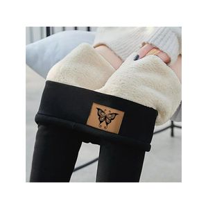 Fashion 100g Women Thermal Pants Winter Warm Leggings Polar-Black